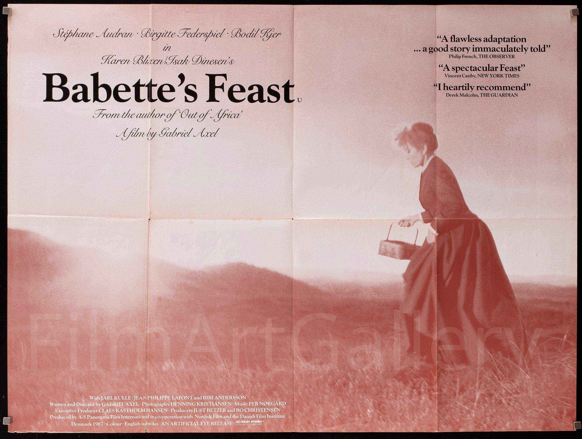 Babette s Feast Movie Poster 1988 German A1 23x33 babette-s-feast-movie-poster-1988-german-a1-23x33