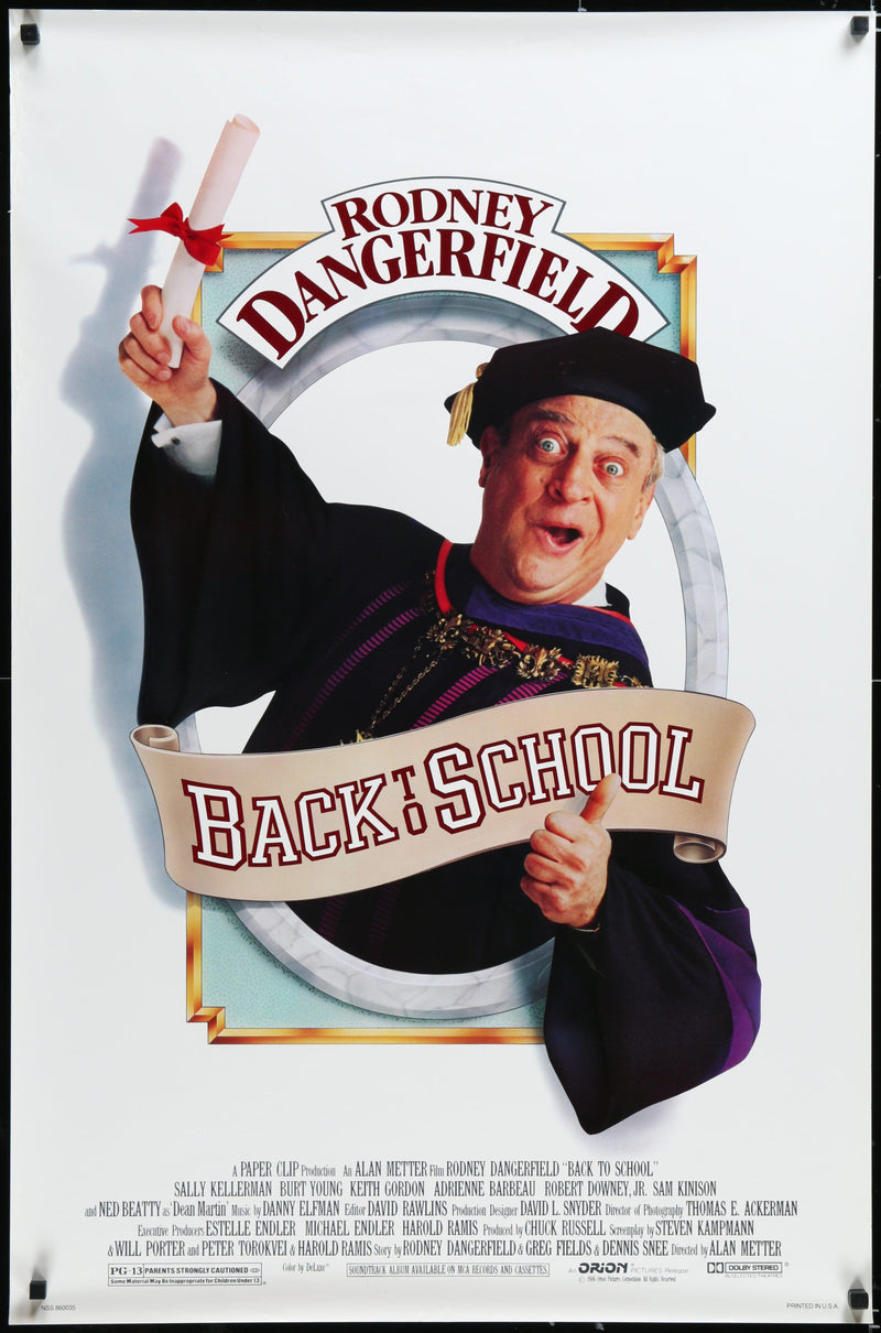 Back to School 1 Sheet (27x41) Original Vintage Movie Poster