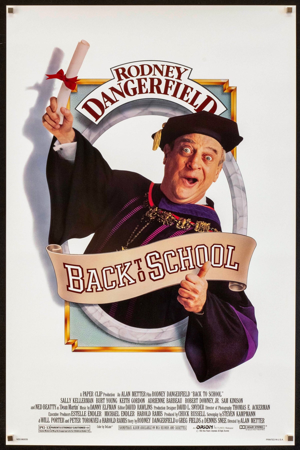 Back to School Original Vintage Movie Poster