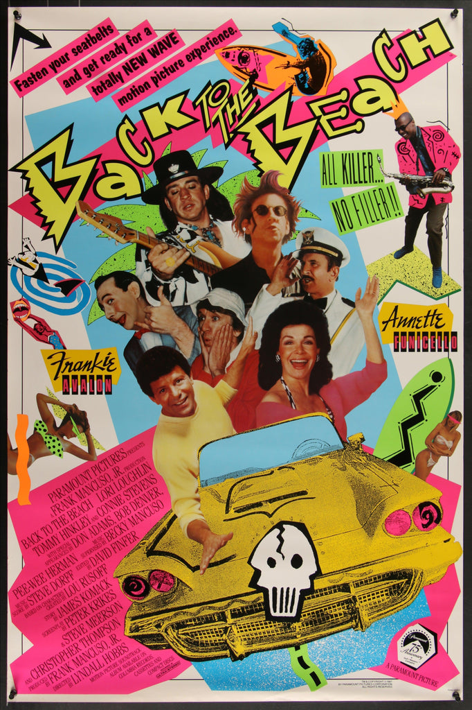 Back to the Beach Original Vintage Movie Poster