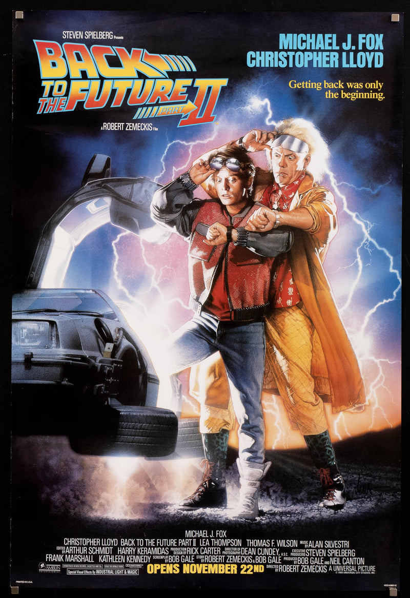 Back to the Future II 2 1 Sheet (27x41) Original Vintage Movie Poster