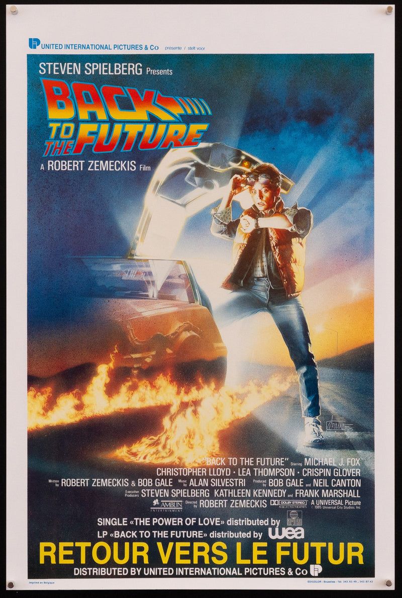 Back to the Future Belgian (14x22) Original Vintage Movie Poster