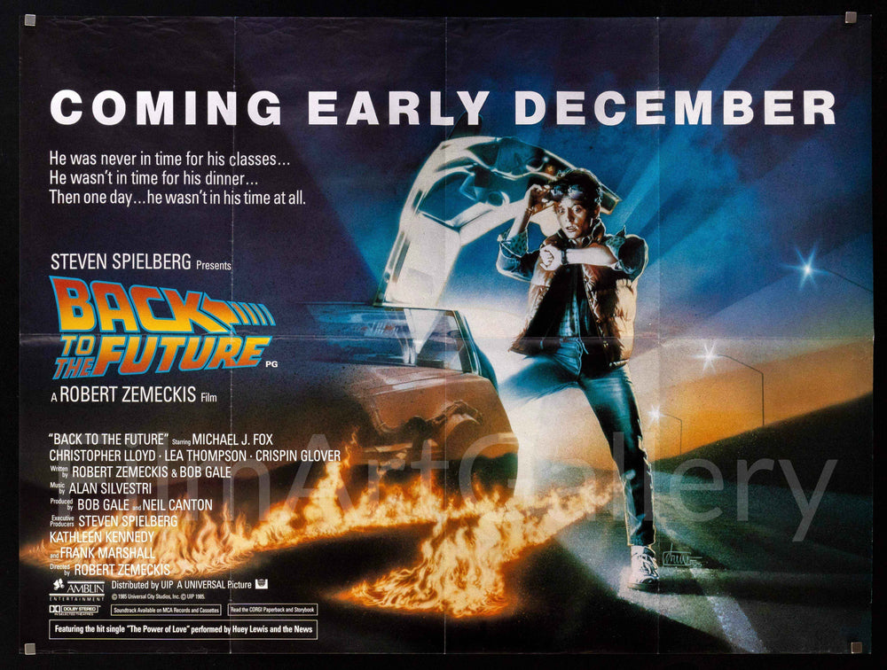 Back to the Future Original Vintage Movie Poster