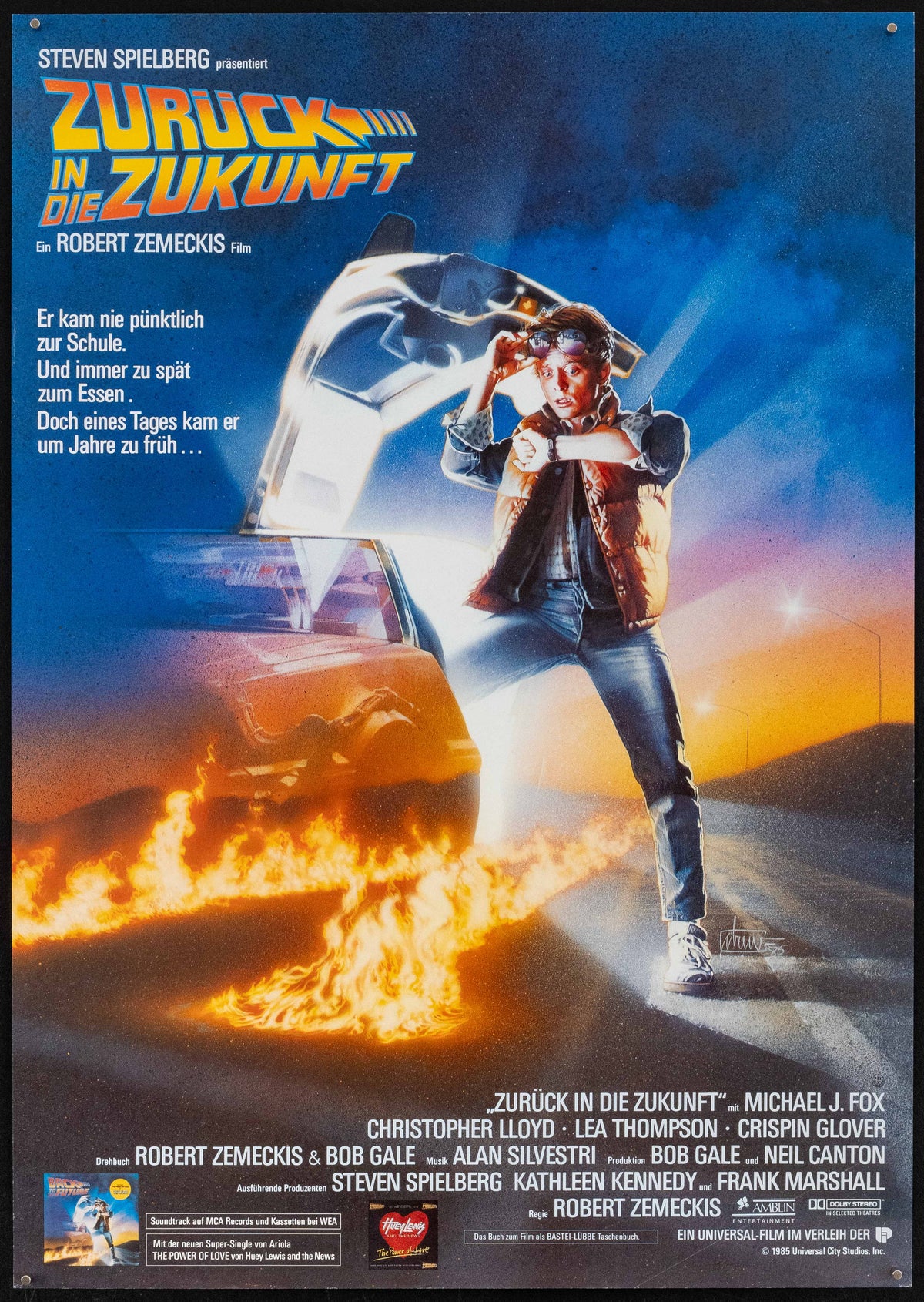 Back to the Future Original Vintage Movie Poster