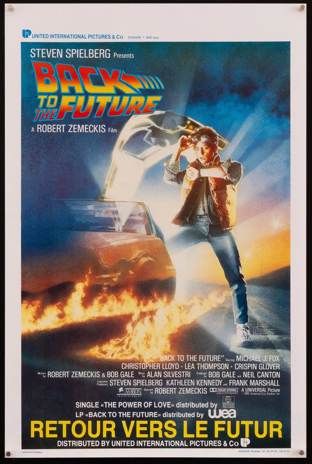 Back to the Future Original Vintage Movie Poster