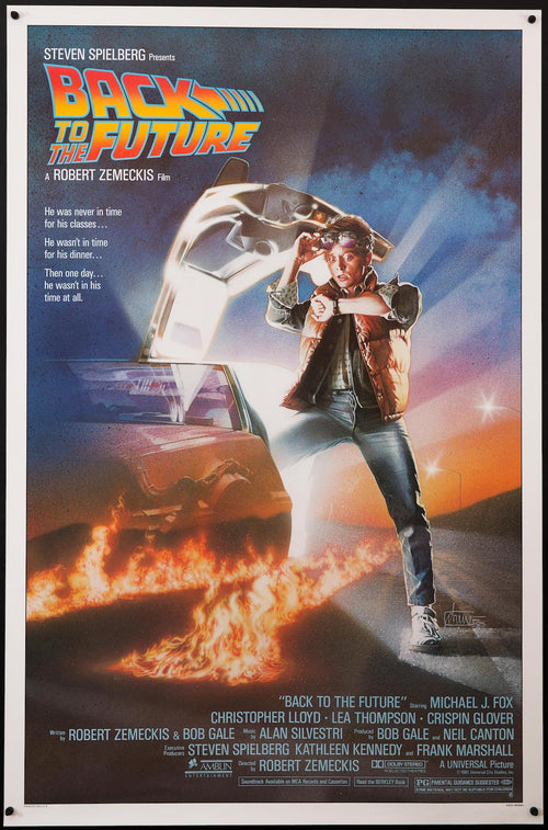 Back to the Future Original Vintage Movie Poster