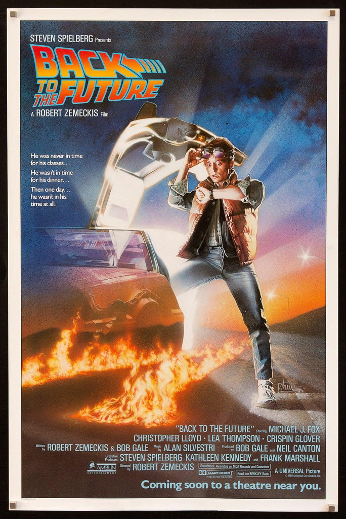 Back to the Future Original Vintage Movie Poster