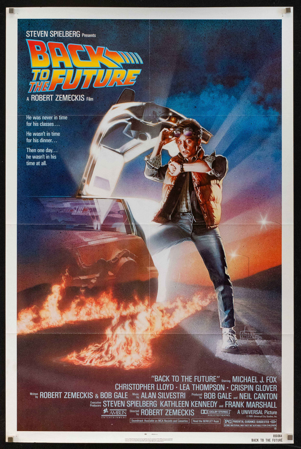 Back to the Future Original Vintage Movie Poster