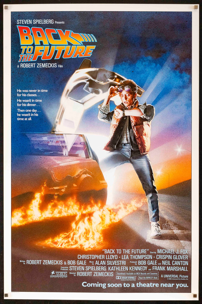 Back to the Future Original Vintage Movie Poster