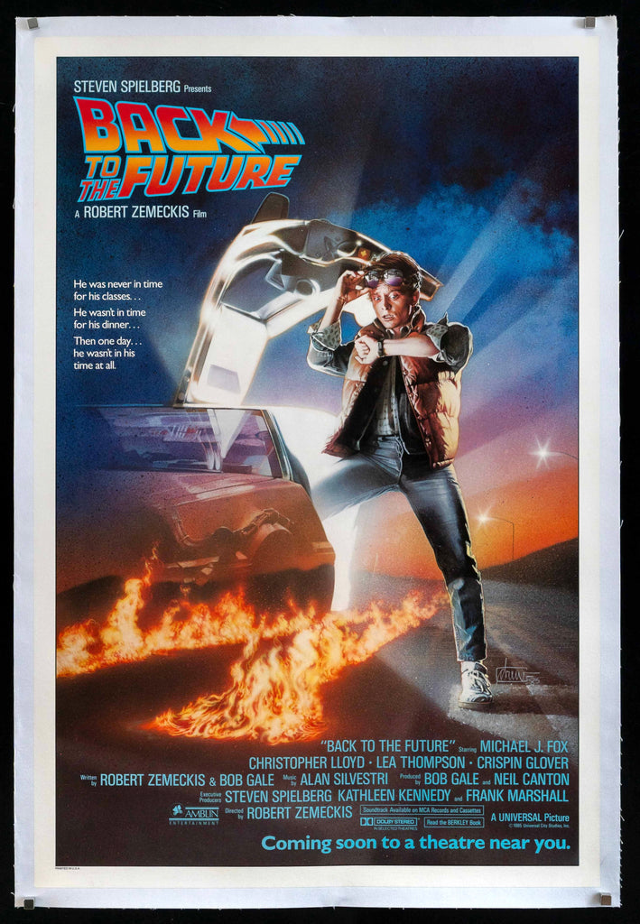 Back to the Future Original Vintage Movie Poster