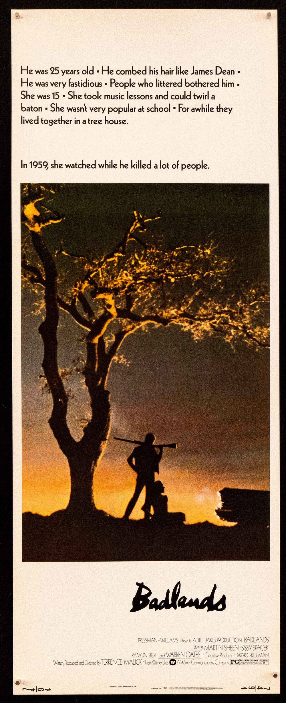 Badlands Original Vintage Movie Poster