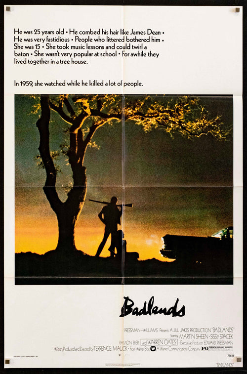 Badlands Original Vintage Movie Poster