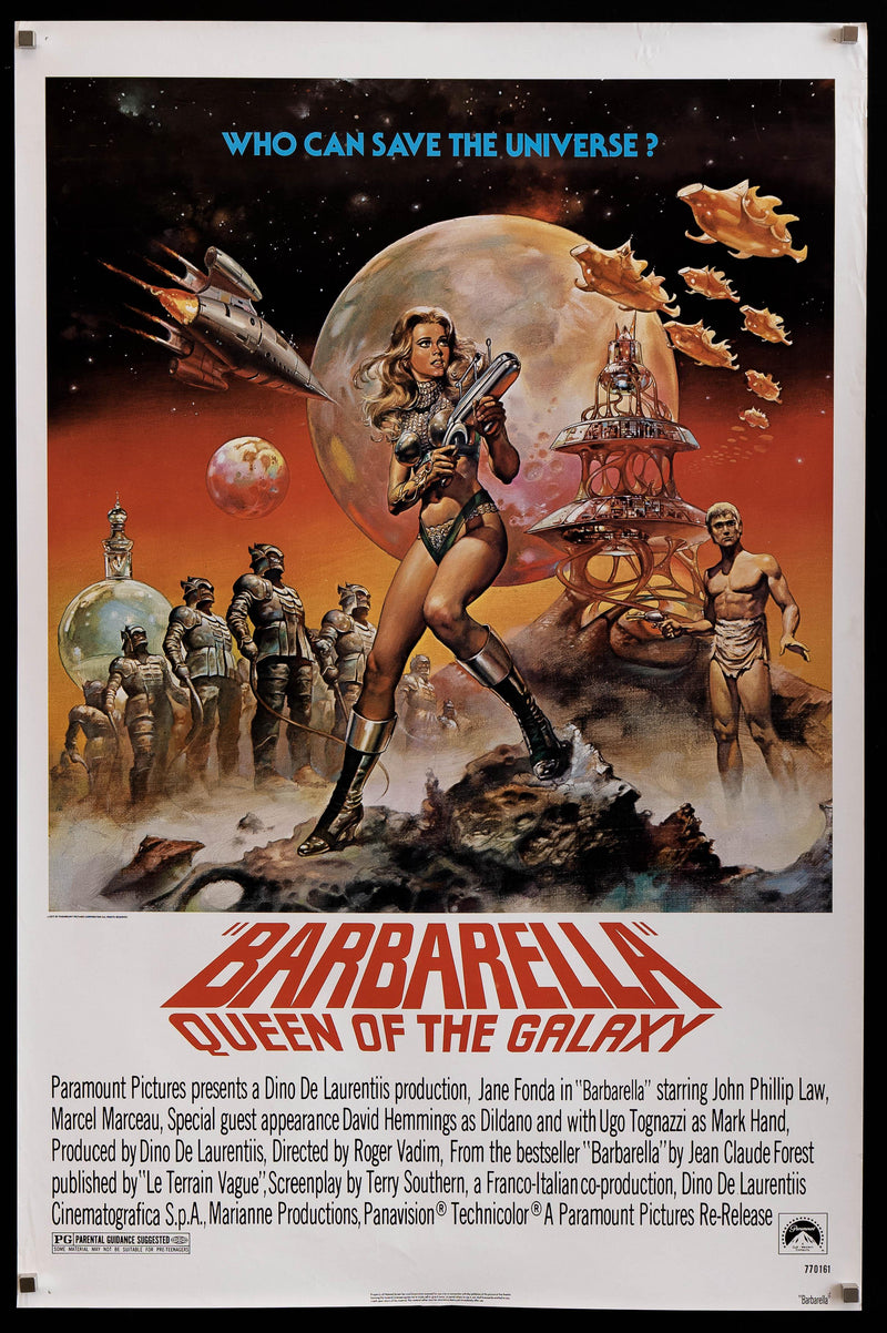 Barbarella 1 Sheet (27x41) Original Vintage Movie Poster