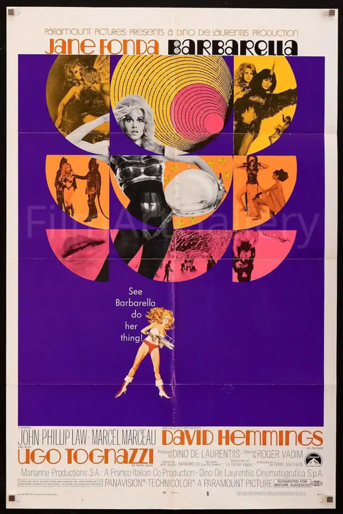 Barbarella Original Vintage Movie Poster