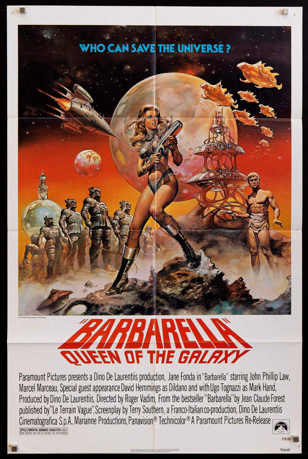 Barbarella Original Vintage Movie Poster