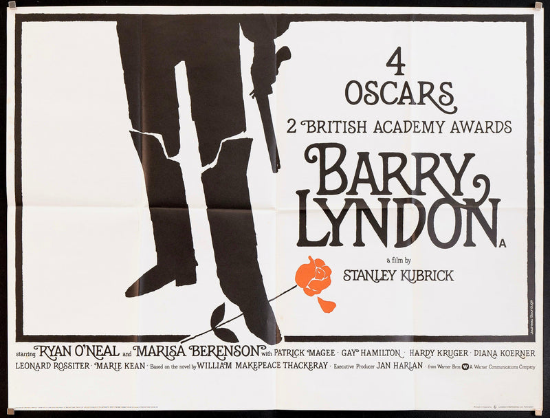Barry Lyndon British Quad (30x40) Original Vintage Movie Poster