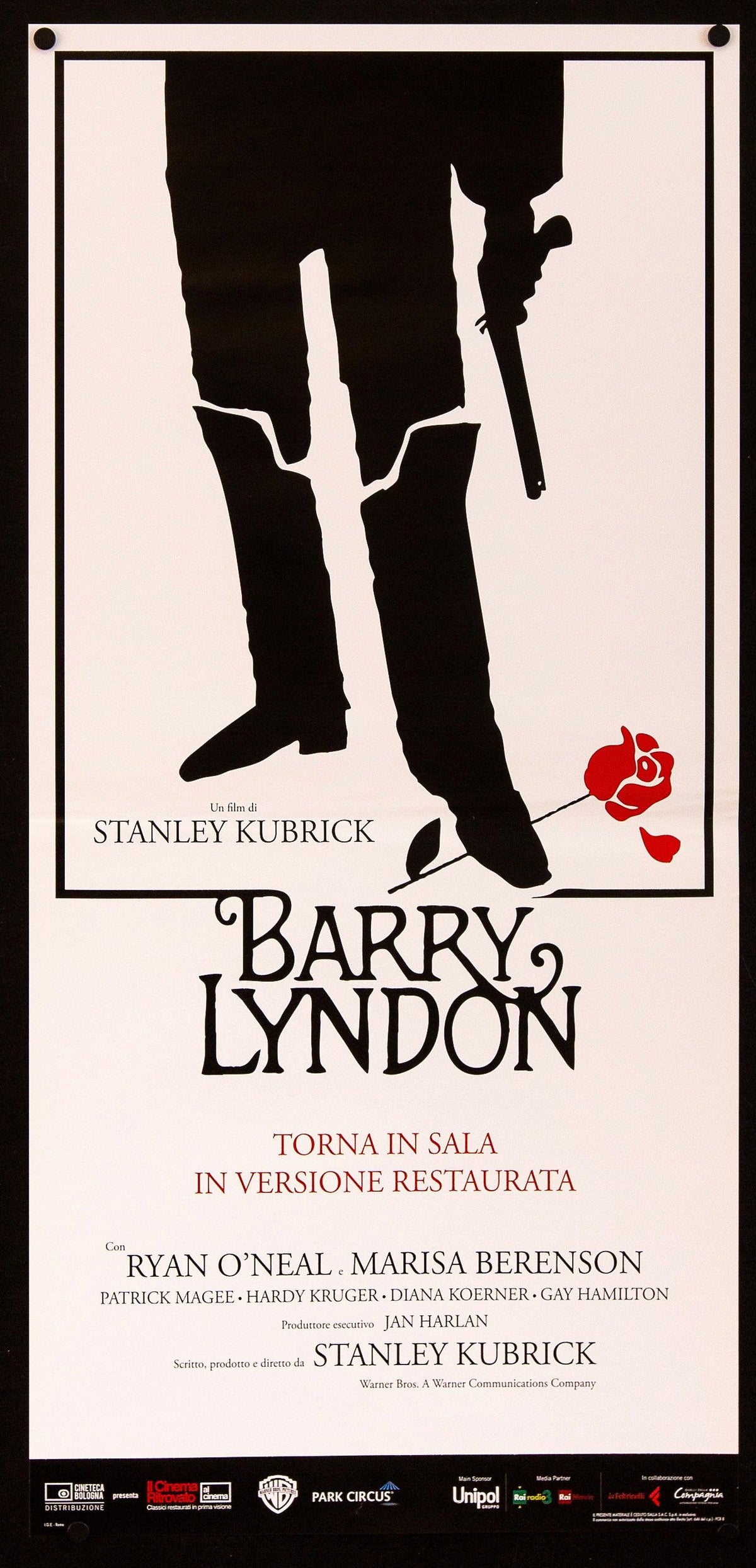 Barry Lyndon Italian Locandina (13x28) Original Vintage Movie Poster