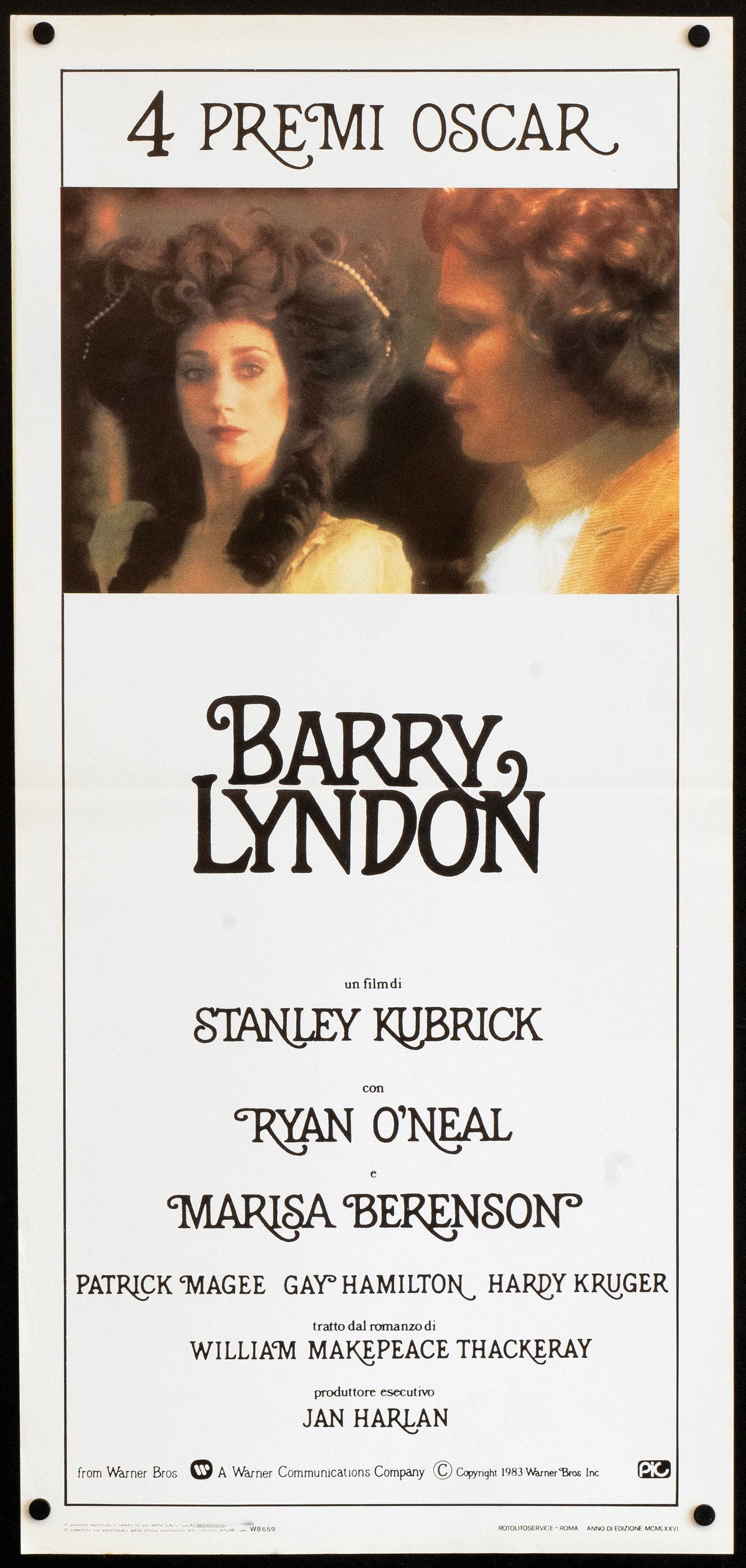 Barry Lyndon Original Vintage Movie Poster