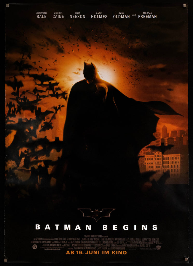 Batman Begins German A0 (33x46) Original Vintage Movie Poster