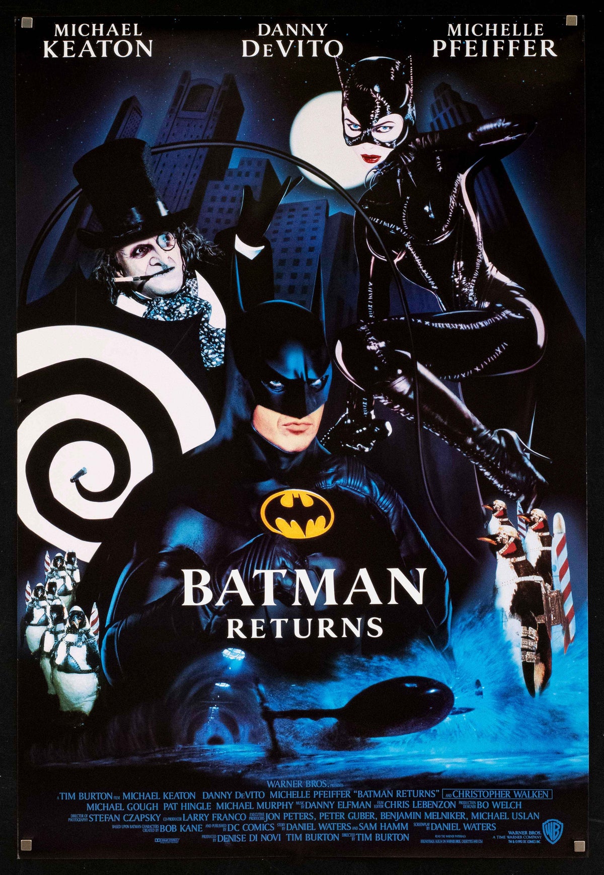 Batman Returns Original Vintage Movie Poster