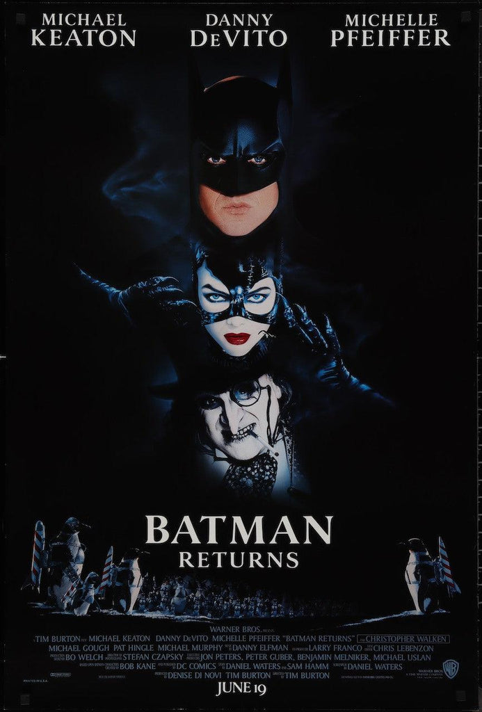 Batman Returns Original Vintage Movie Poster