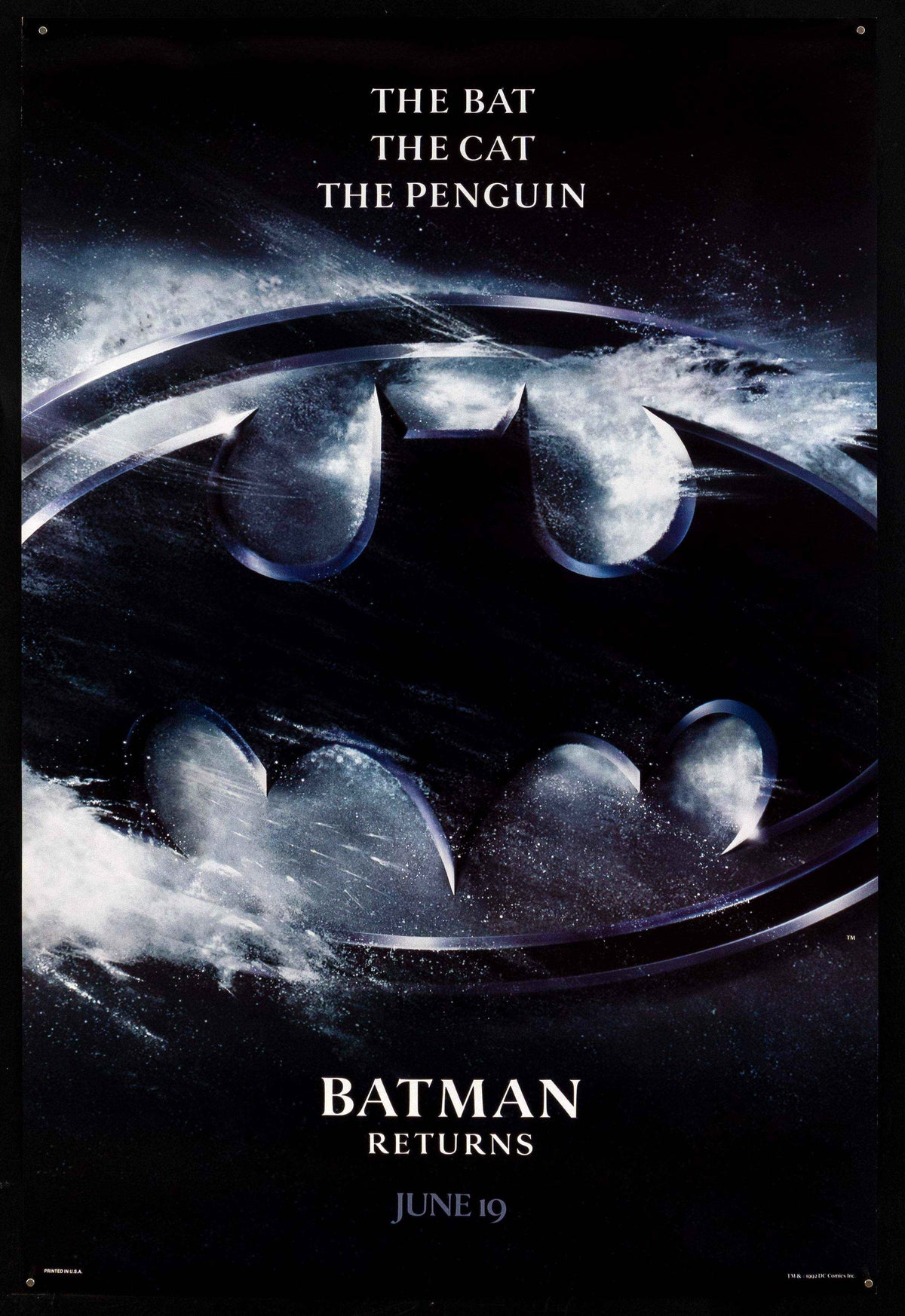 Batman Returns Original Vintage Movie Poster