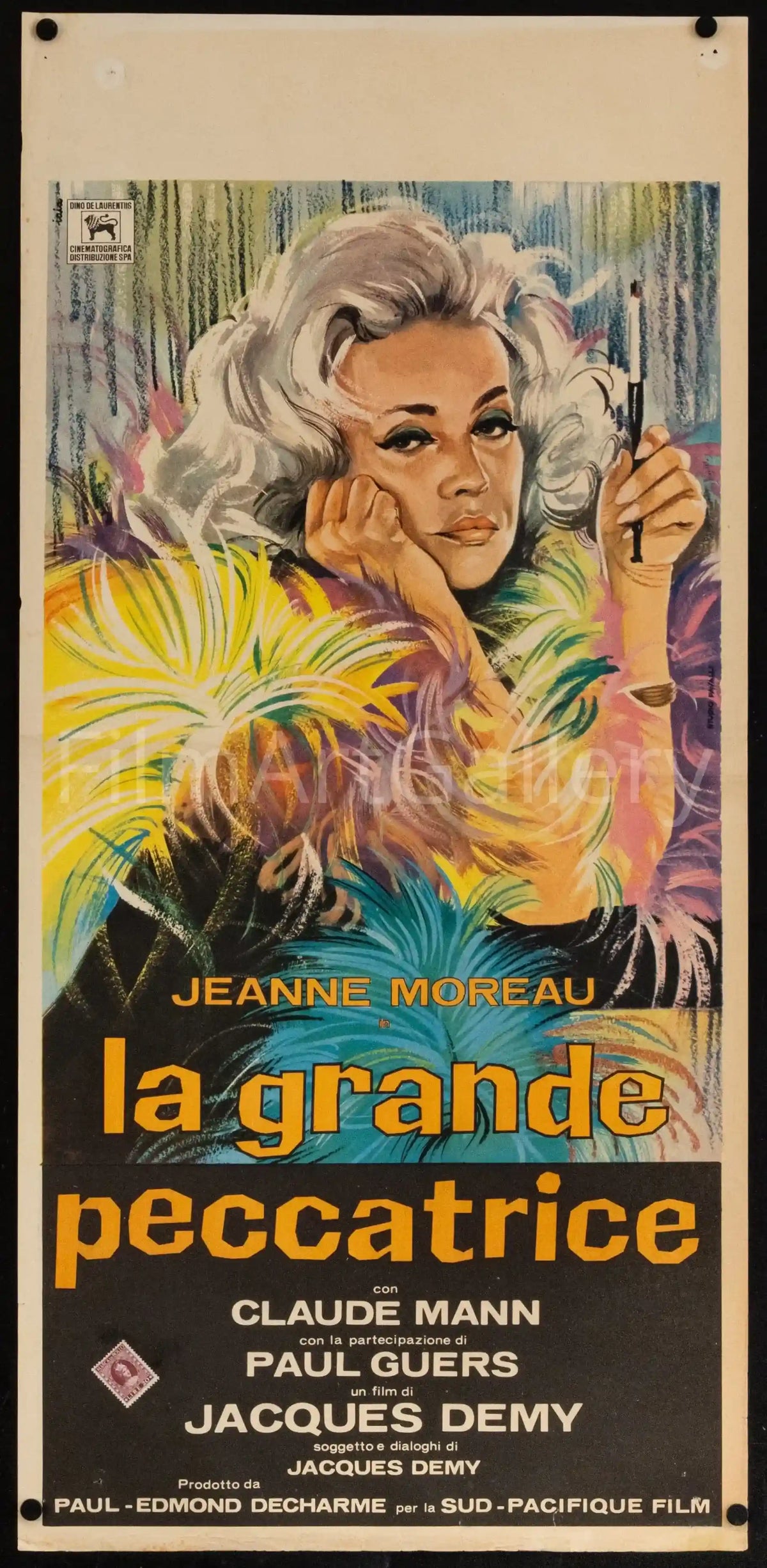 Bay of Angels (La Baie Des Anges) Original Vintage Movie Poster