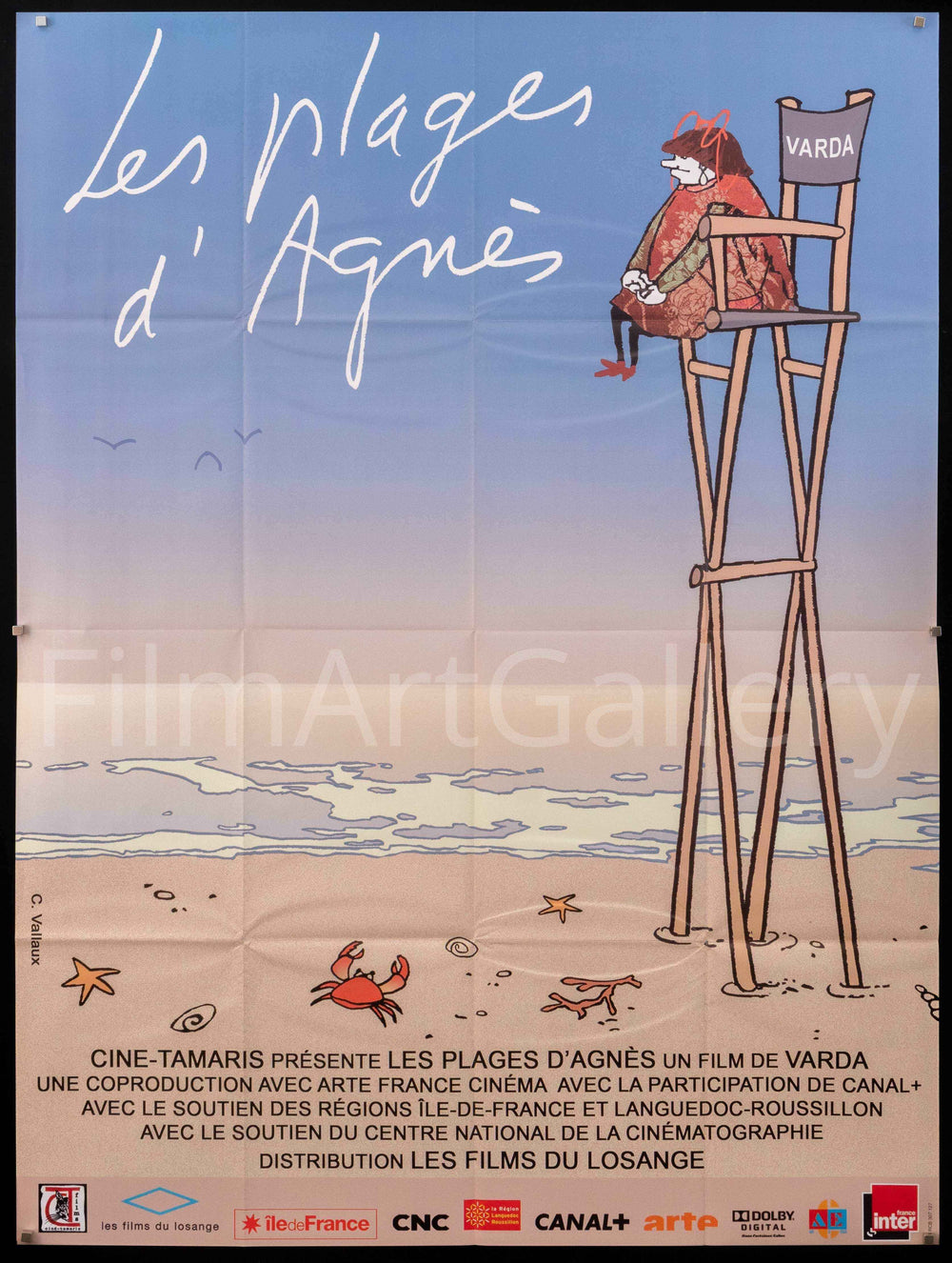 Beaches of Agnes (Les Plages d'Agnes) Original Vintage Movie Poster