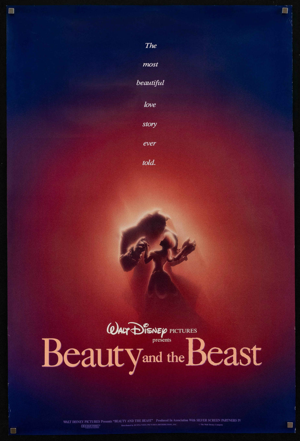 Beauty and the Beast Original Vintage Movie Poster