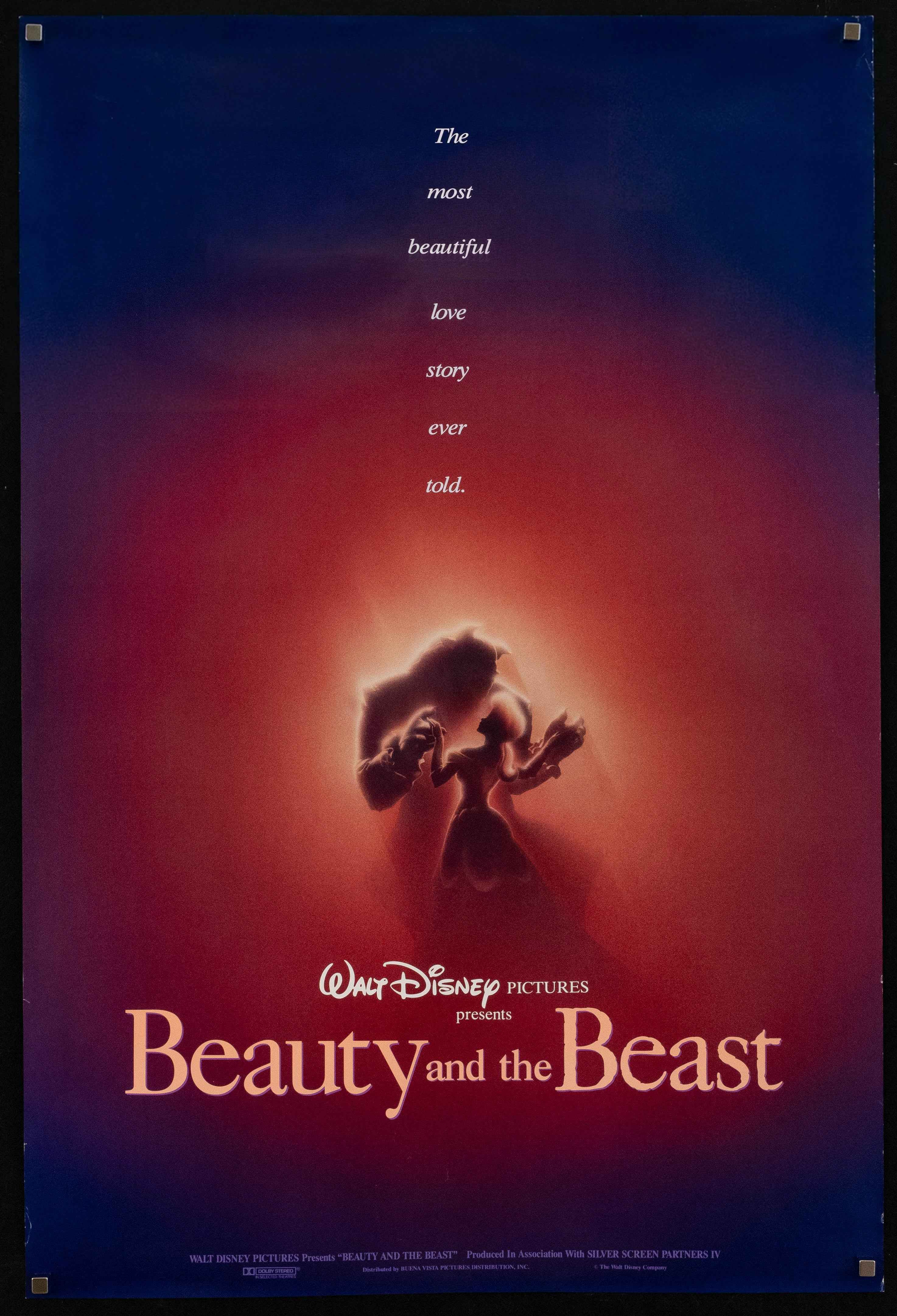 Beauty and the Beast Movie Poster 1991 1 Sheet (27x41)