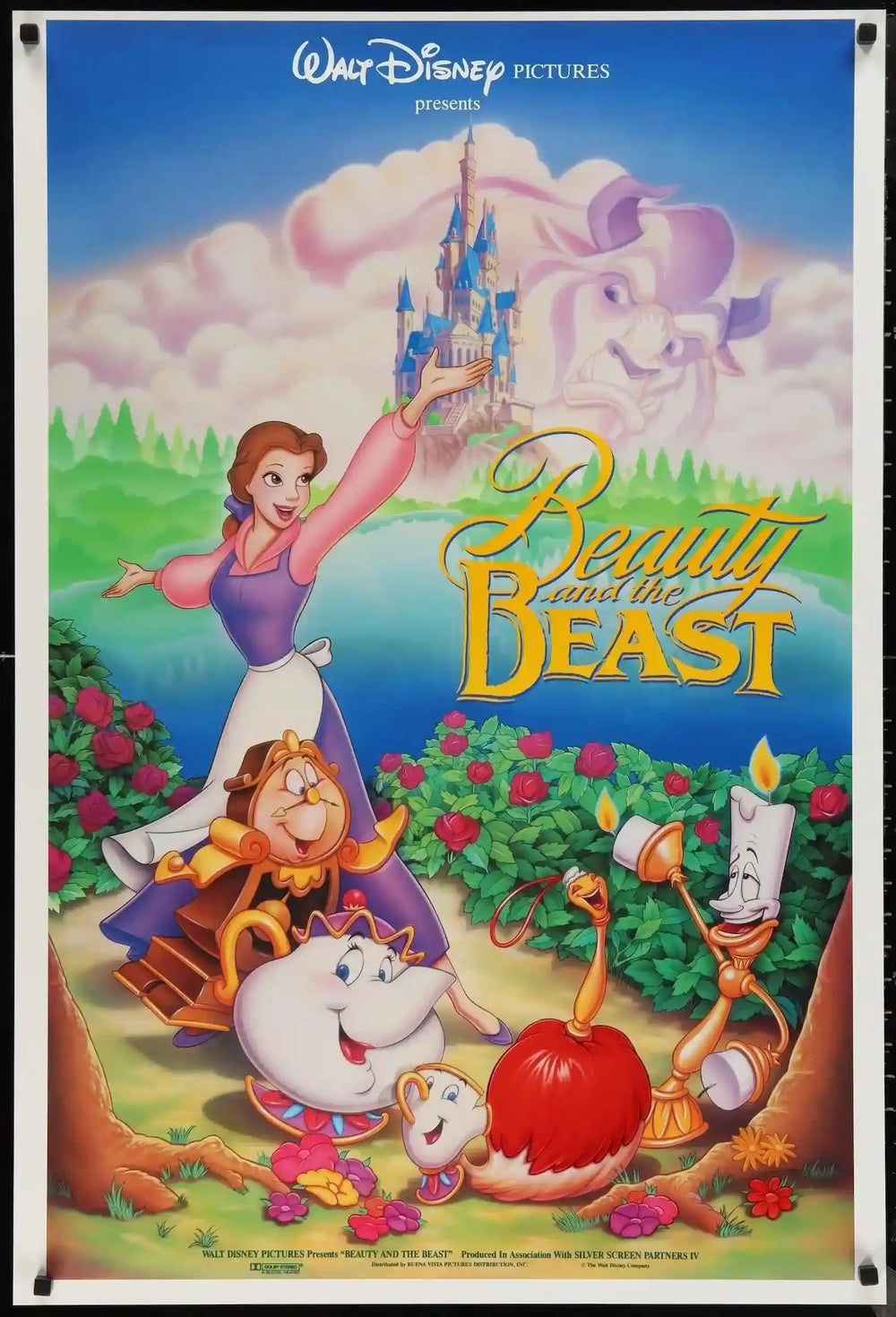 Beauty and the Beast Original Vintage Movie Poster