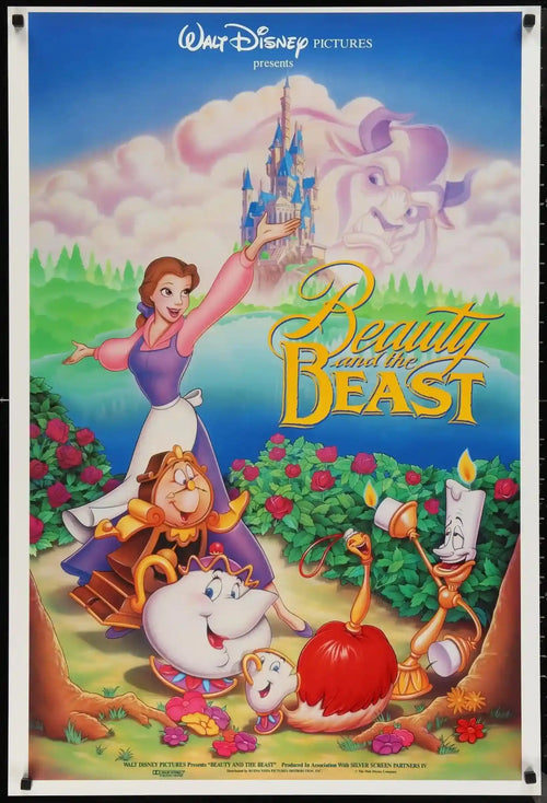 Beauty and the Beast Original Vintage Movie Poster