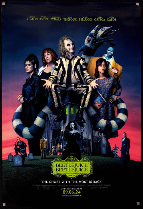 Beetlejuice Beetlejuice Original Vintage Movie Poster