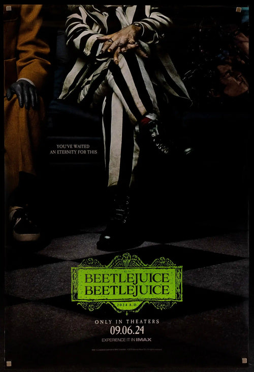 Beetlejuice Beetlejuice Original Vintage Movie Poster