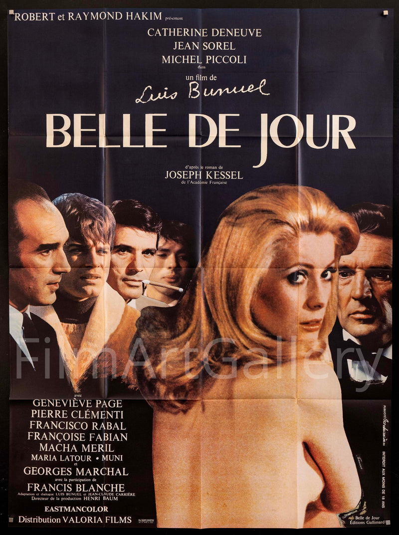 Belle de Jour French 1 panel (47x63) Original Vintage Movie Poster