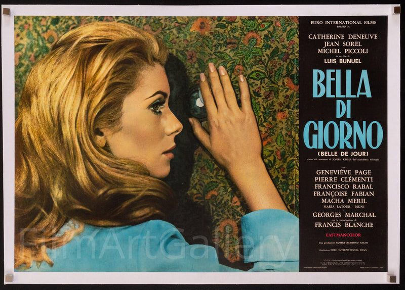 Belle de Jour Italian Photobusta (18x26) Original Vintage Movie Poster