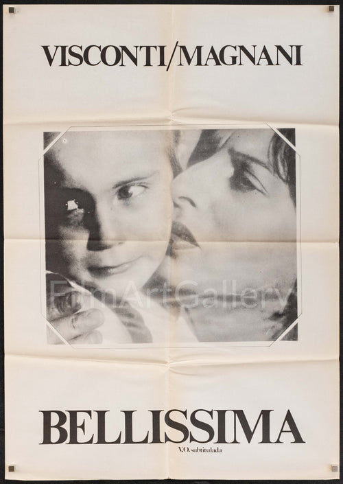Bellissima Original Vintage Movie Poster
