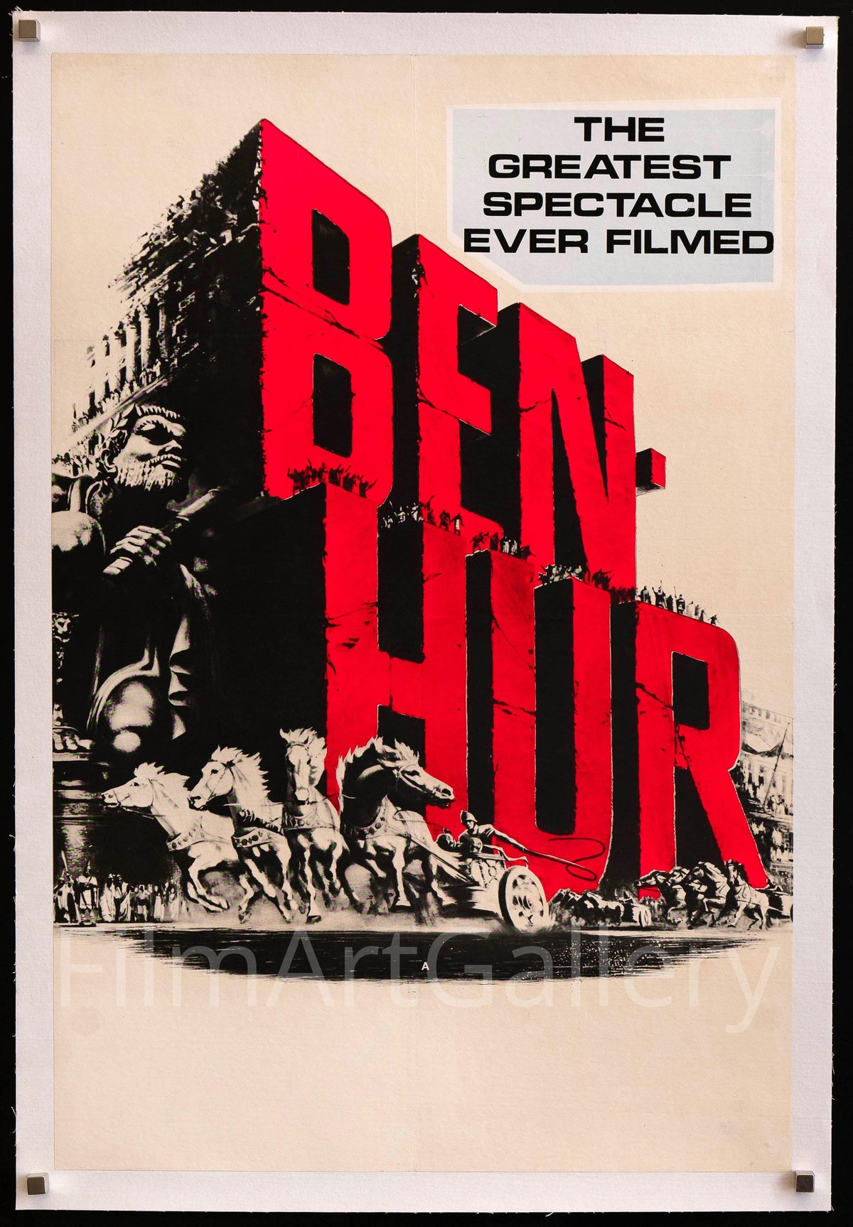Ben Hur Original Vintage Movie Poster