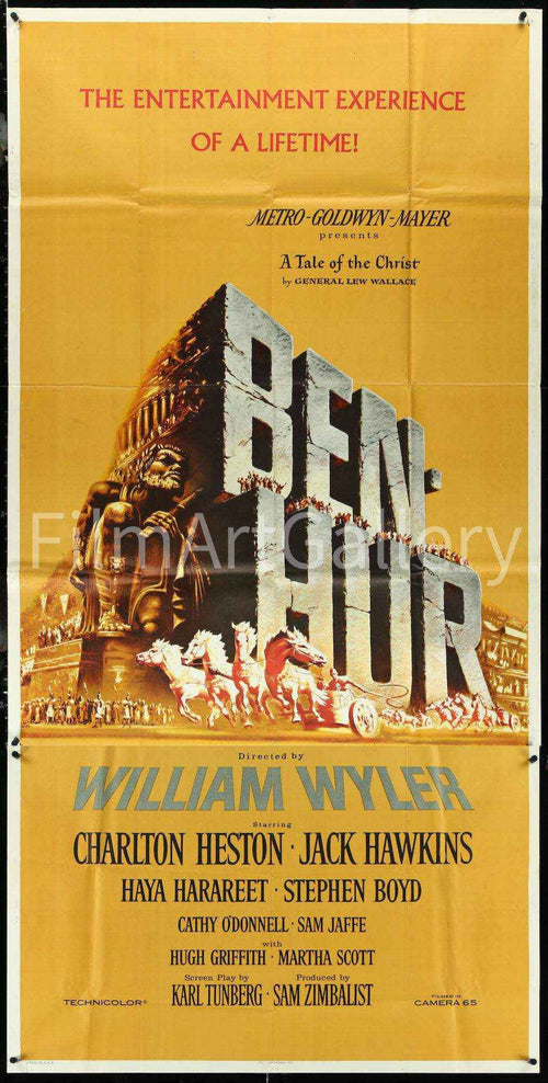 Ben Hur Original Vintage Movie Poster