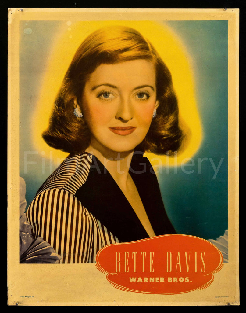Bette Davis Original Vintage Movie Poster