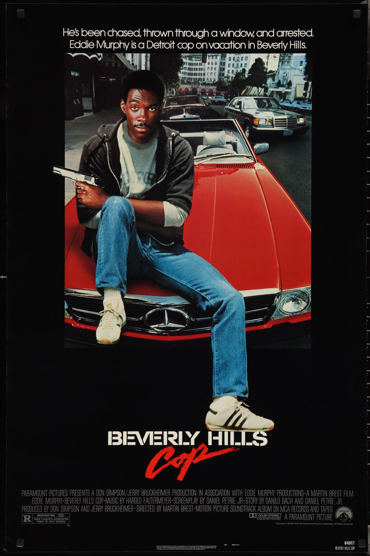 Beverly Hills Cop Original Vintage Movie Poster