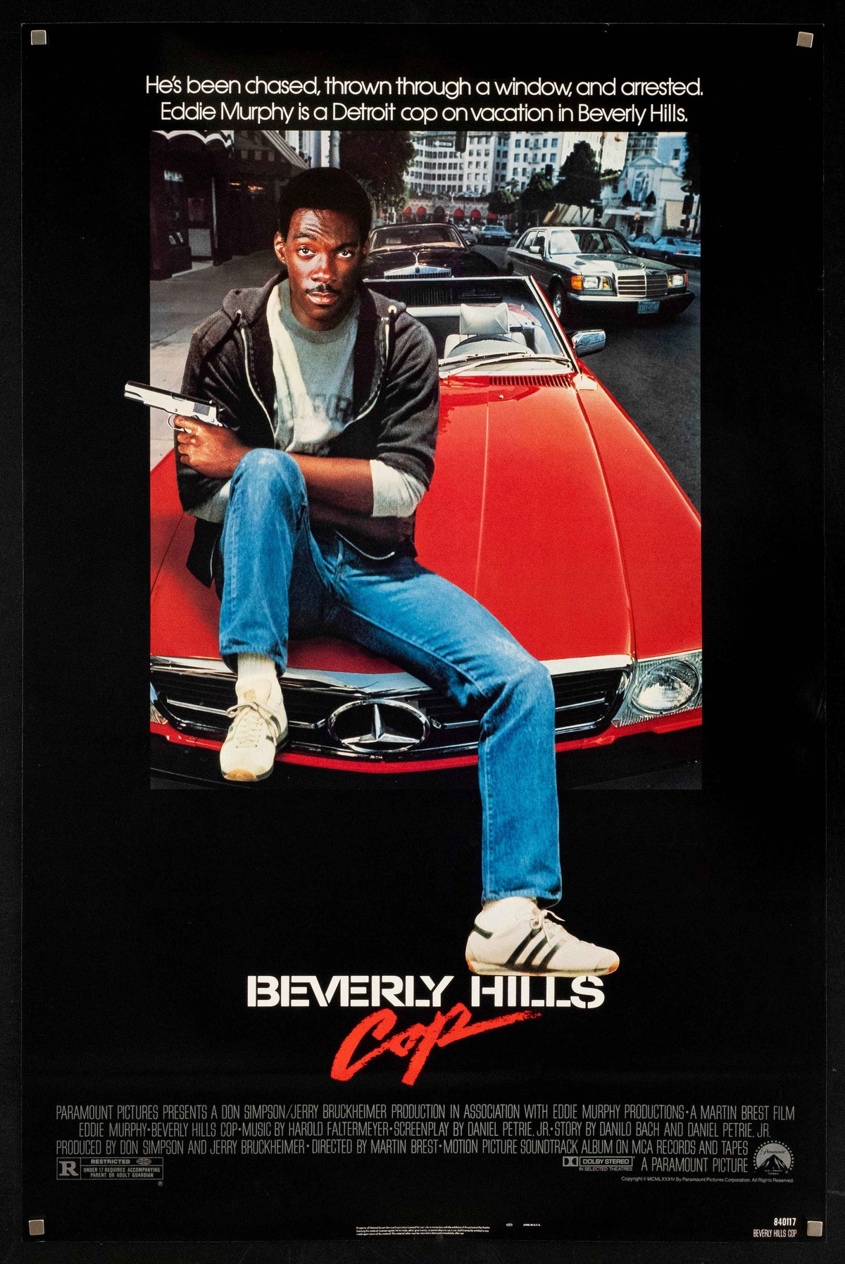 Beverly Hills Cop Original Vintage Movie Poster