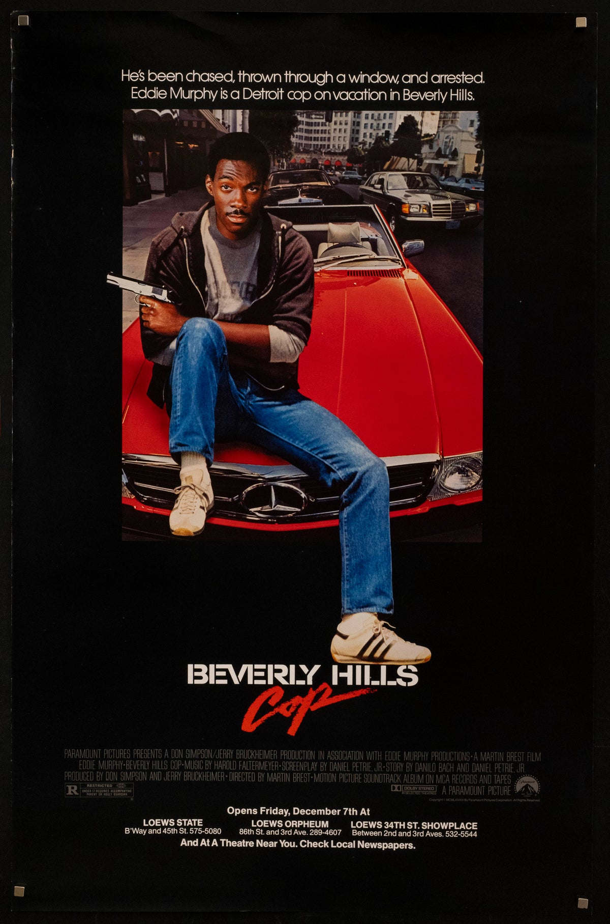 Beverly Hills Cop Original Vintage Movie Poster