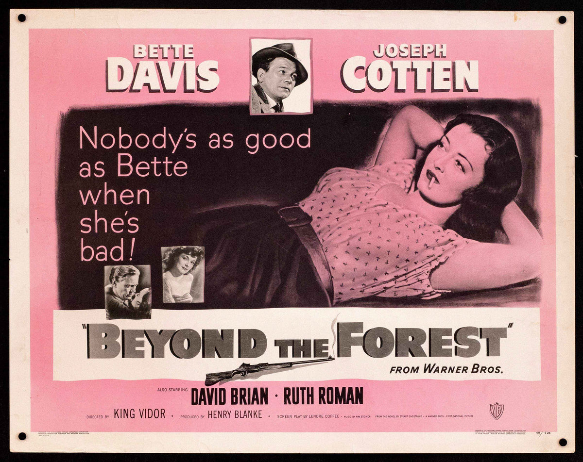 Beyond the Forest Original Vintage Movie Poster
