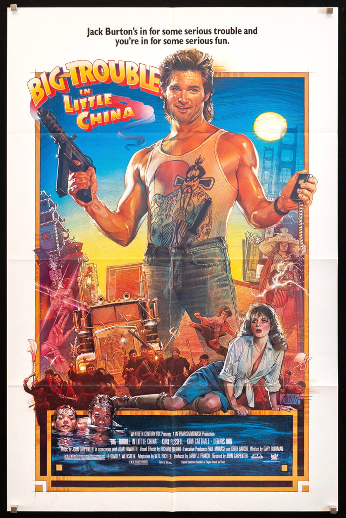Big Trouble In Little China Original Vintage Movie Poster