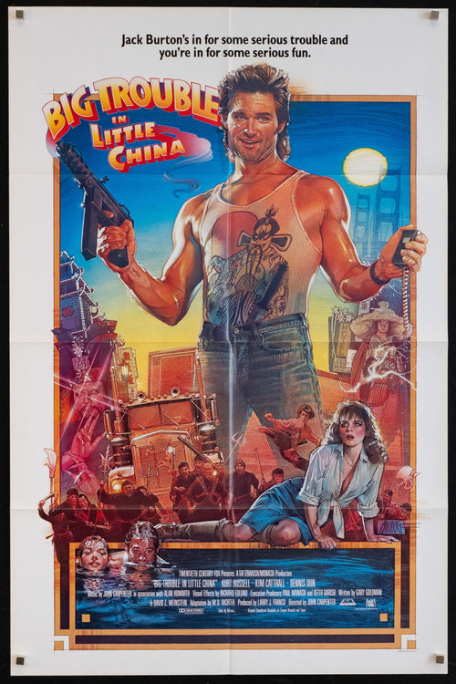 Big Trouble In Little China Original Vintage Movie Poster