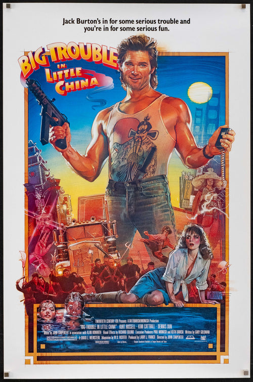 Big Trouble In Little China Original Vintage Movie Poster