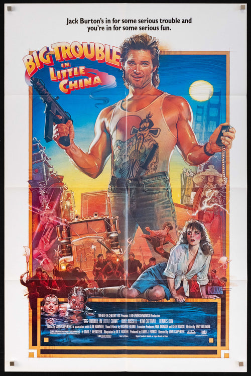 Big Trouble In Little China Original Vintage Movie Poster