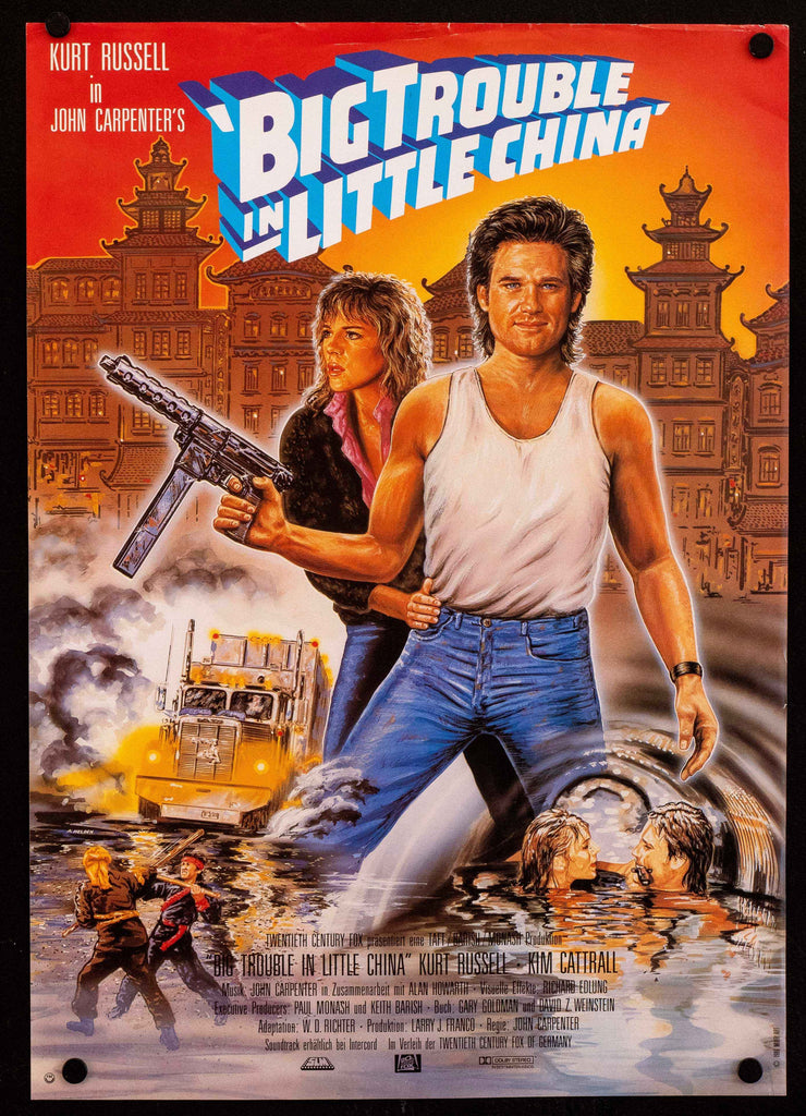 Big Trouble In Little China Movie Poster 1986 French 1 Panel