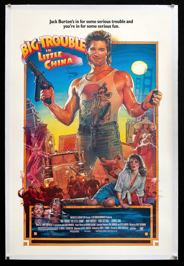 Big Trouble In Little China Original Vintage Movie Poster